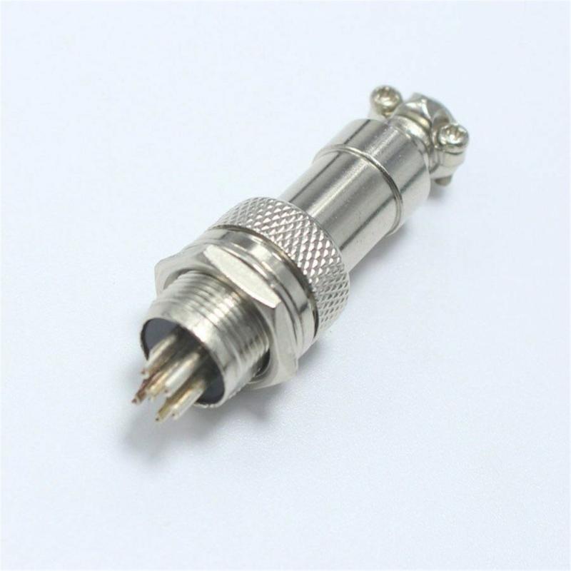 

5pcs GX12 Female&male Connector Plug Socket Metal Aviation Plug 12mm Wire Cable Panel Connector Circular Socket