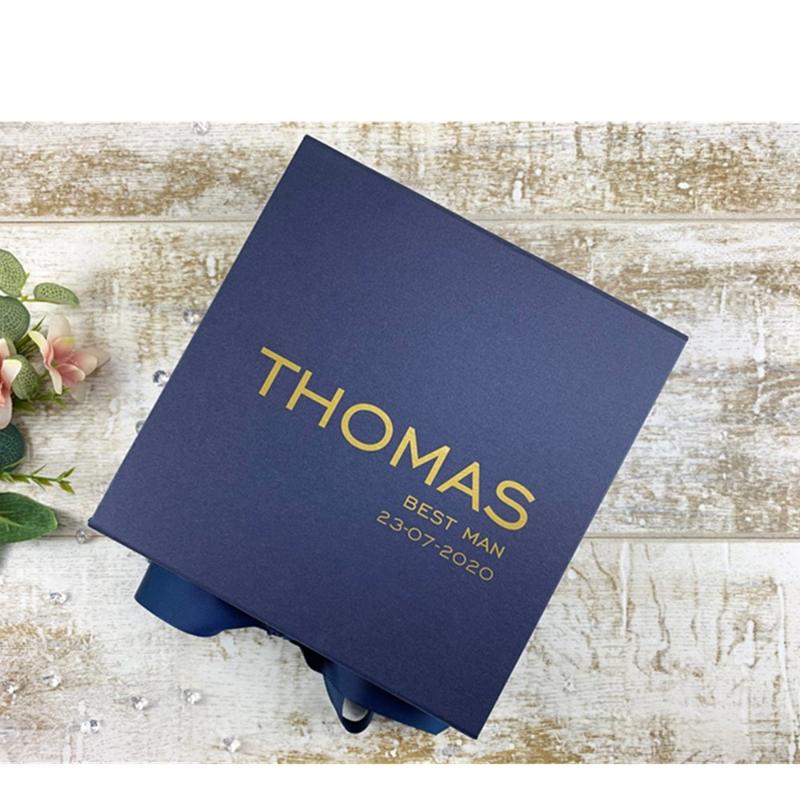 

Personalized Wedding Gift Box, Bridesmaid Gift Box,Bridal Party Box, Groom Party Will you be my bridesmaid box