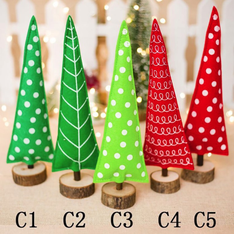 

Christmas Decoration Wooden Stakes Ornaments Christmas Tree Creative Ornaments Home Garden Festive Party Supplies