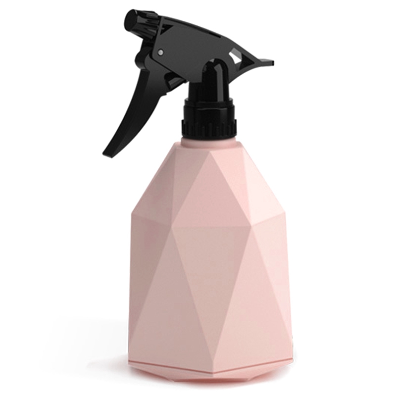 

600Ml Spray Bottle Watering Pot Sprinkler Water Spray Plastic Bottle Empty Plastic Watering Flowers Pink