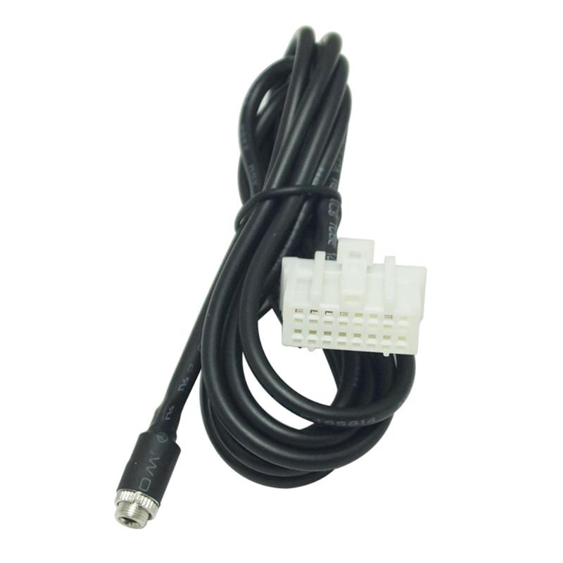 

Portable AUX Adapter Durable Auto Replacement Parts Cable Female Jack Stable Anti Interference Professional For 2 3 5 6 car