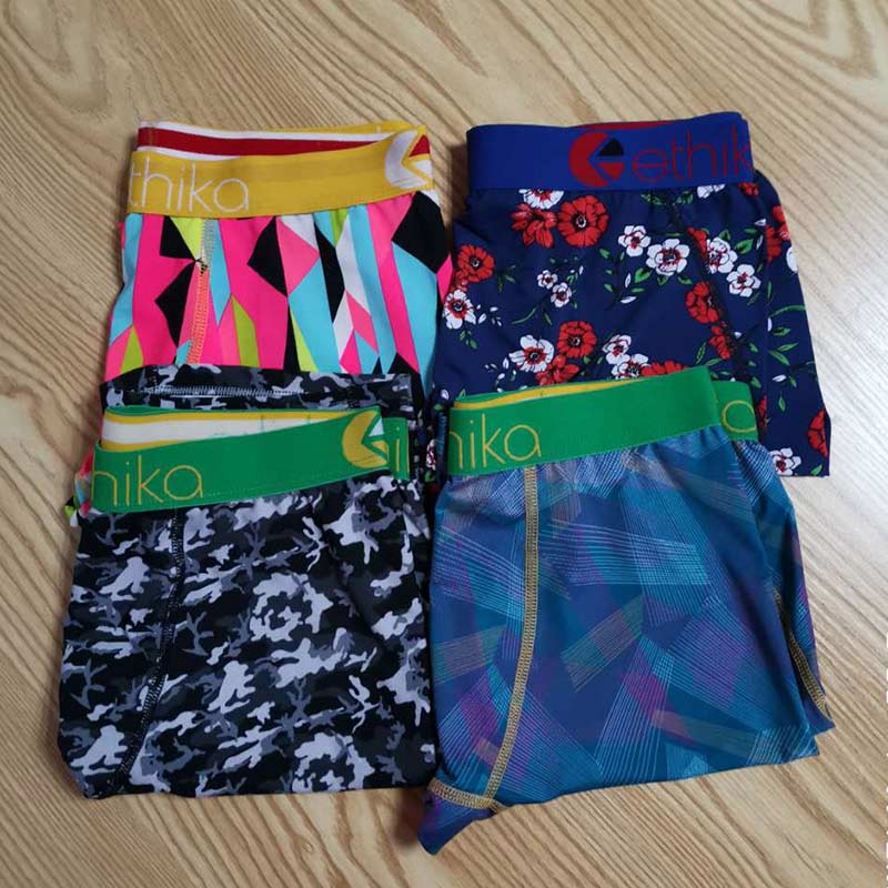 Mens Boxer Briefs Underpants Leopard Pattern Underwear for Men Adult