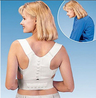 Hot Magnetic Therapy Posture Corrector Body Back Pain Belt Brace Shoulder Support Ladies Womens Intimate Clothing-image-483408511