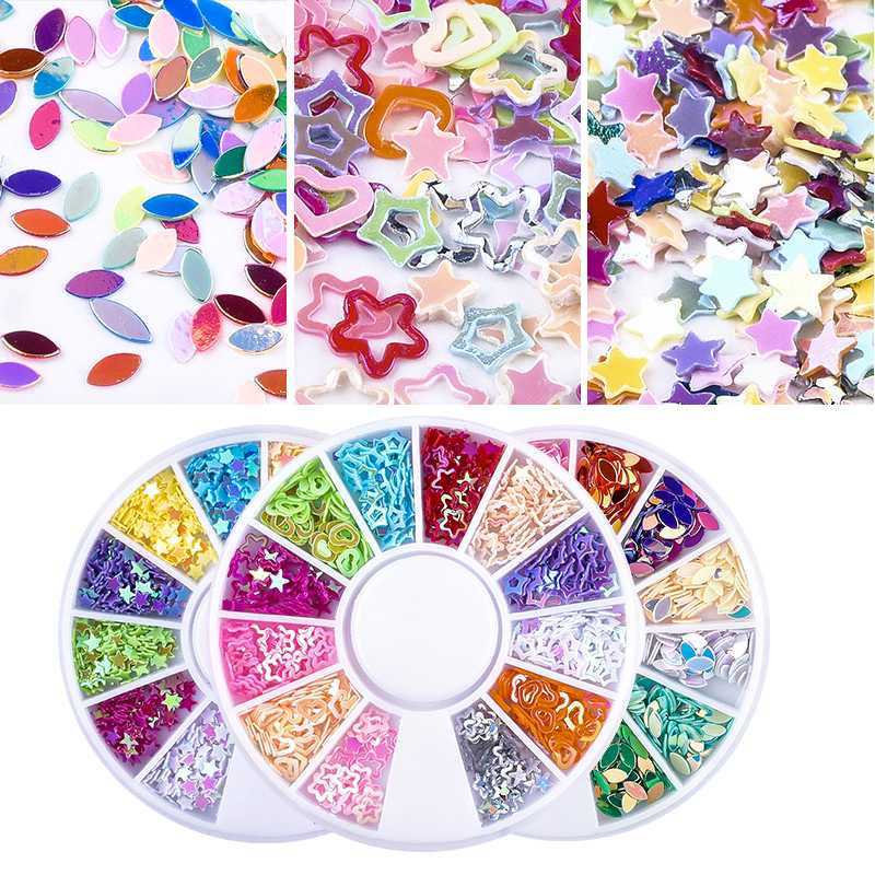 

Stars Raindrop Heart Shaped Nail Rhinestones For Nail Art Decoration 3d Glitter Diamond Stone For Gel Sequins