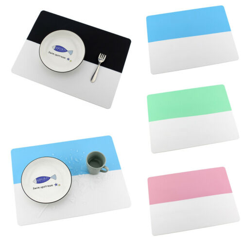 

Two-color non-slip Table Mat Silicone Insulation Pad Kids Baby Dining Table Kitchen Cloud Placemats Place Mat Napkin
