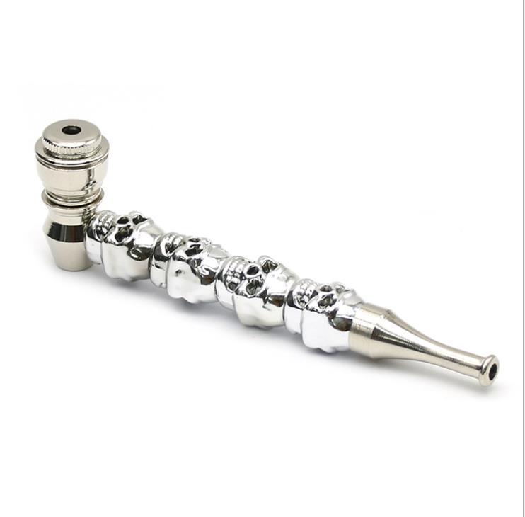 

New fashionable removable pipe skeleton splicing silver metal pipe fittings in 2019