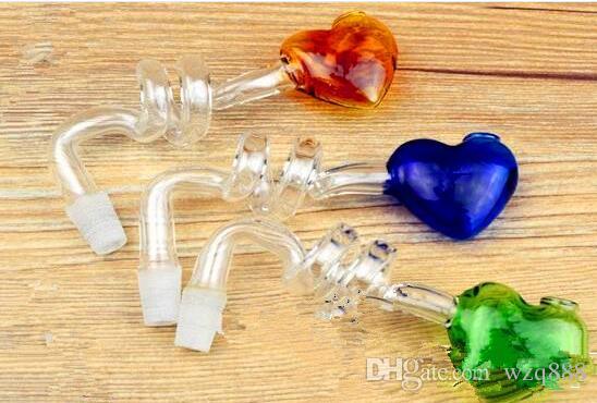 

Hookah accessories [single spiral pot] Wholesale Glass bongs Oil Burner Glass Water Pipes Oil Rigs Smoking Free