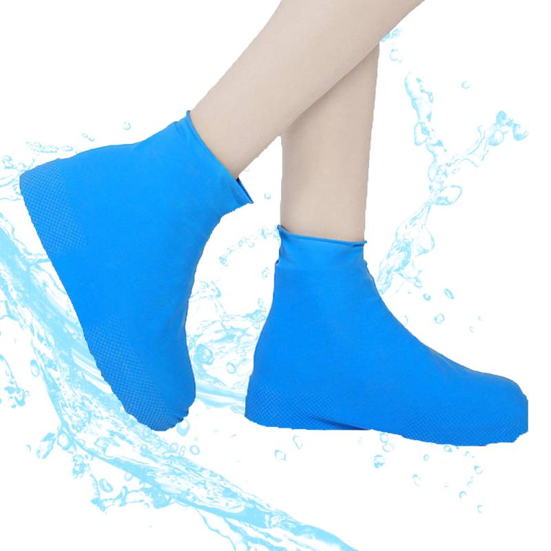 

Waterproof Shoe Covers Reusable Rubber Boots Fashion Rain Boots Women Outdoor Non-Slip Silicone Shoe Covers Man