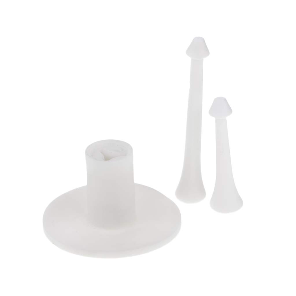 

High Quality Durable Rubber Golf Driving Range Tee Holder with Tees for Golf Training (1 Holder + 2 Tees