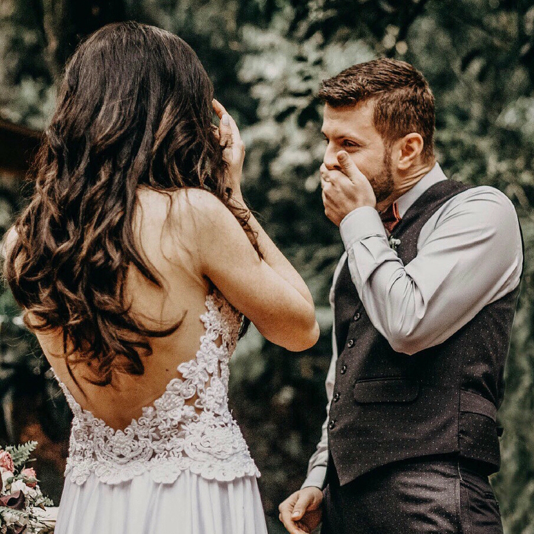 

A Line Beach Wedding Dresses V Neck Backless Side Split Beads Appliques Chiffon Wedding Dresses Sweep Train Boho Bridal Gowns, Ivory