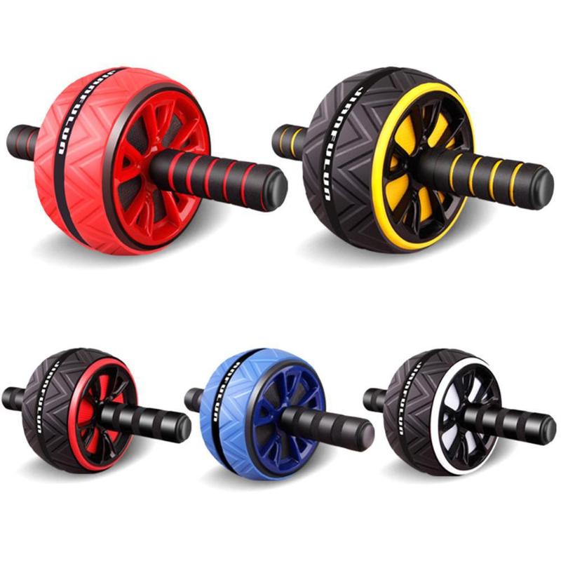 

ABS Abdominal Roller Exercise Wheel Fitness Equipment Mute Roller For Arms Back Belly Core Trainer Body Shape Training Supplies, 2pcs