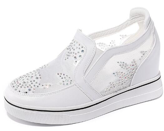 

Hot Sale-2019 Women PU Leather Shoes 6x252 designer sneakers 35-40, White