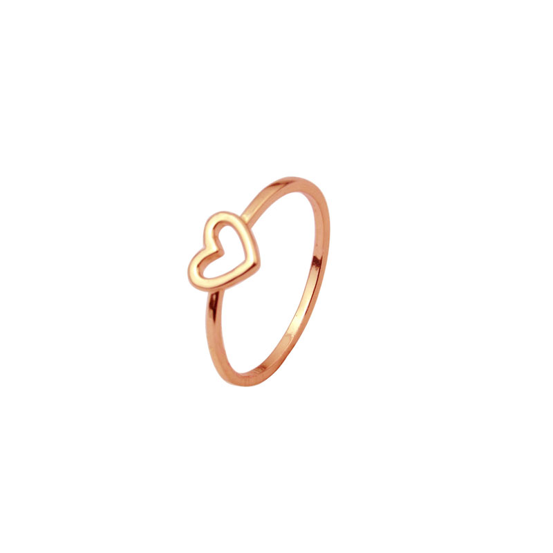 

New Simple Knuckle Heart Knot Band Rings For Women men Lover Wedding Engagement Jewelry Gift Free Shipping