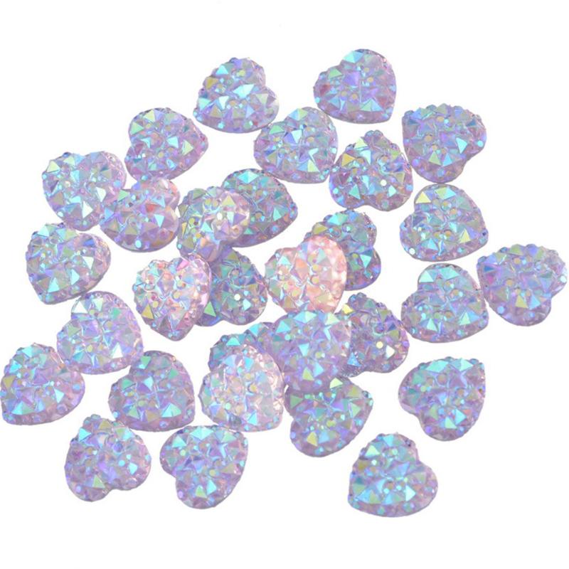 

New Arrival Mini Heart Shape Resin Charm Beads Nail Rhinestones Nail Art DIY 3D Manicure Decorations
