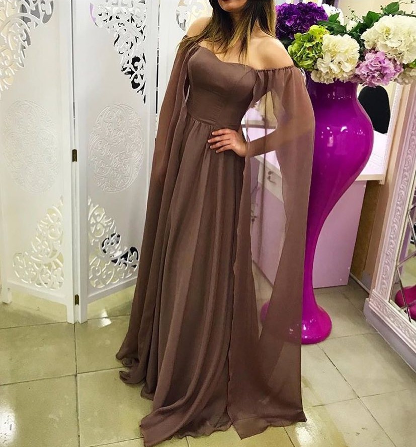 

Plus Size Muslim Evening Prom Dresses Dubai 2020 Long Prom Night Formal Party Gala Dress, Multi