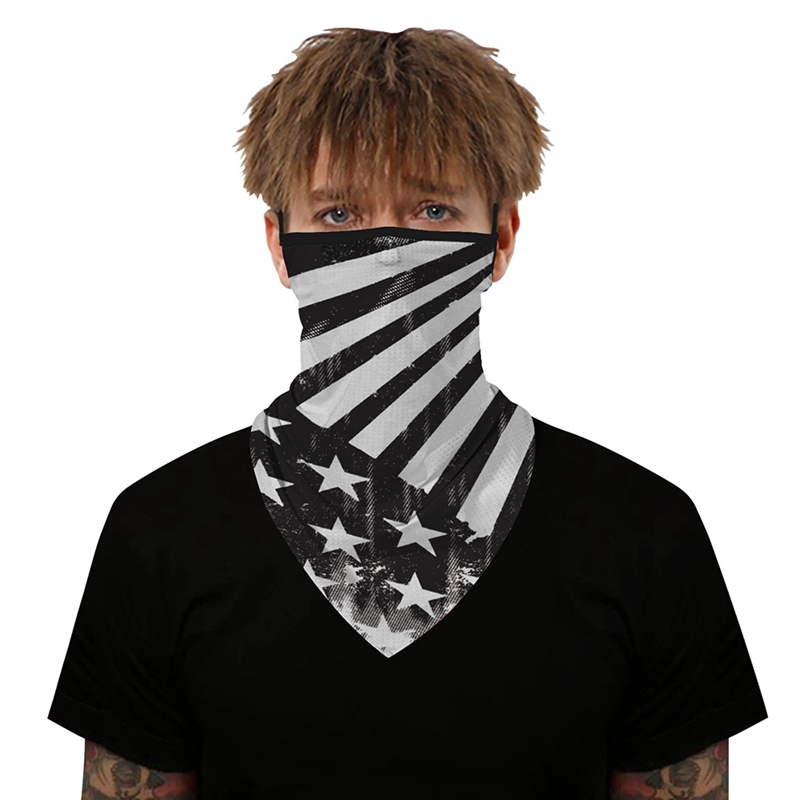

Quick Dry Running Triangle Scraf USA Digital Printing Outdoor Riding Magic Head Scraf Seamless Sun-proof Head Scarf, 01