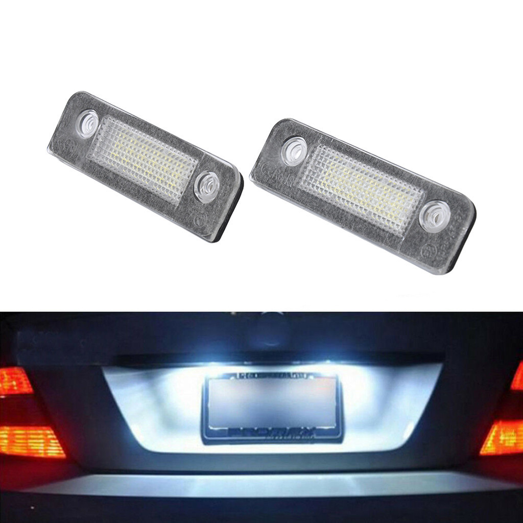 2x Luce Targa Licenza 18 LED Bianco Per Ford Fiesta Fusion Mondeo MK