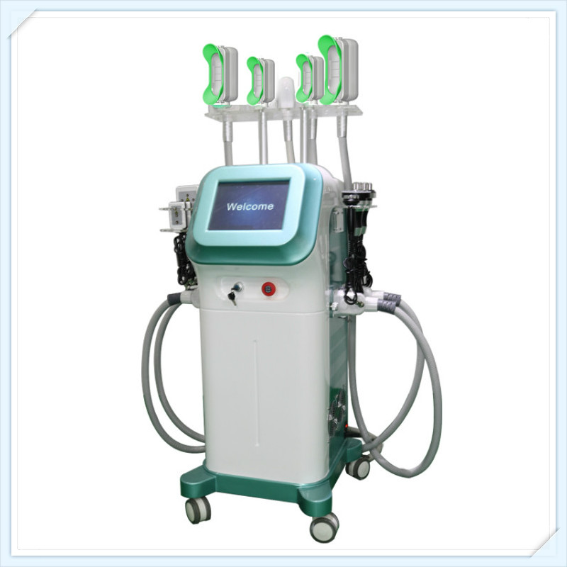 

9 In 1 Cryolipolysis Cool Freeze Fat Machine Cavitation Radio Frequency Handles Vacuum Body Fat Freezing Slimming Ce