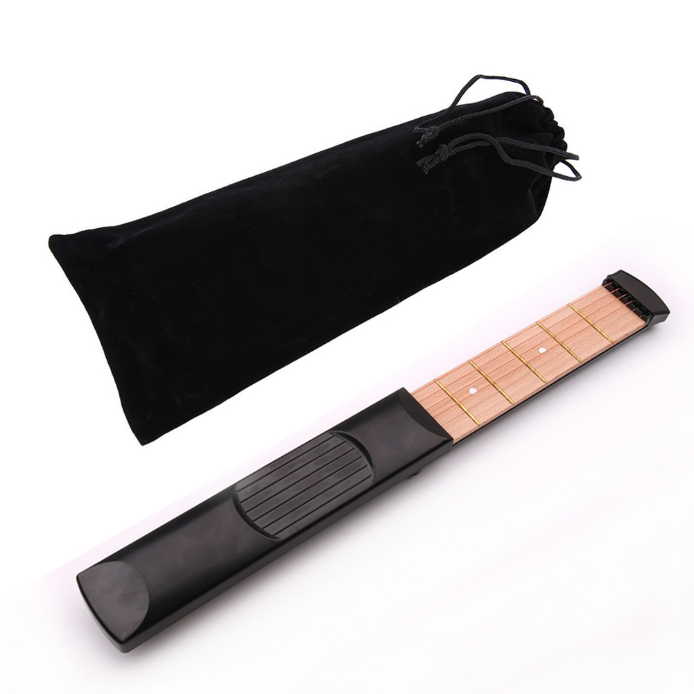 Pocket Guitar Acoustic Guitar Chord Trainer para Principiantes 6 Trastes Dr.Taylor Herramienta de Pr/áctica de Guitarra Port/átil
