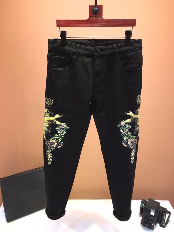 

AH1278 Fashion Men's Jeans 2020 Runway Luxury European Design party style Men's Clothing, As pic