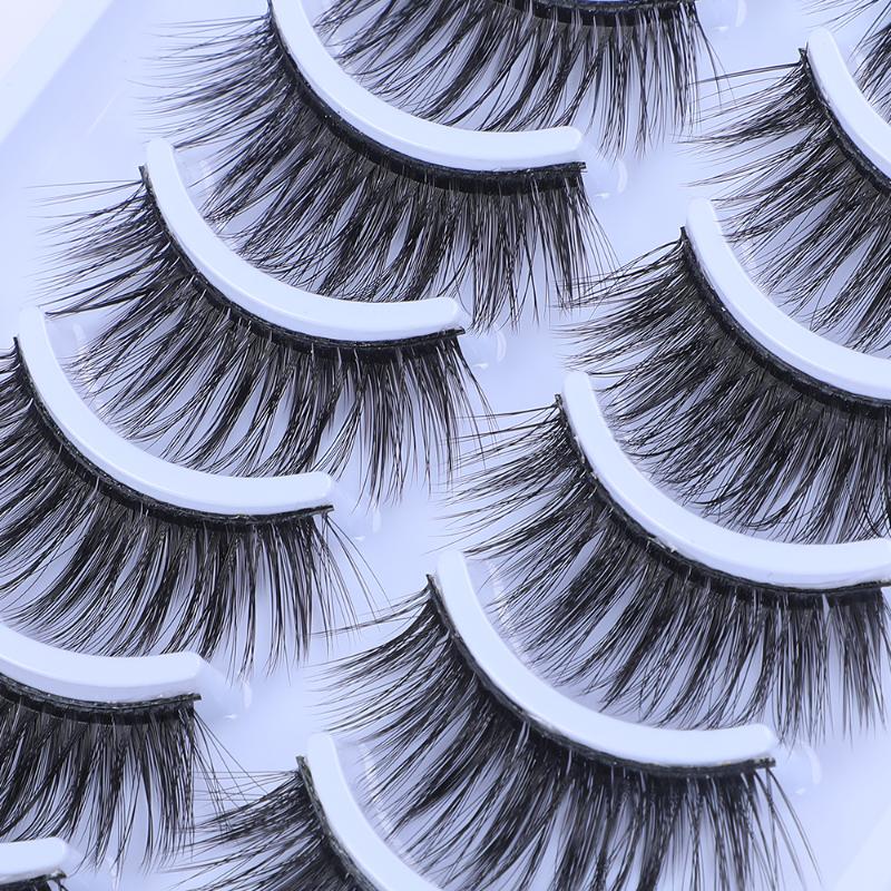 

10 Pairs Soft False Eyelashes Makeup Fake Eyelashes 3D Hair Thick Eyelash Long Extension Womens Makeup Cruelty Lashes