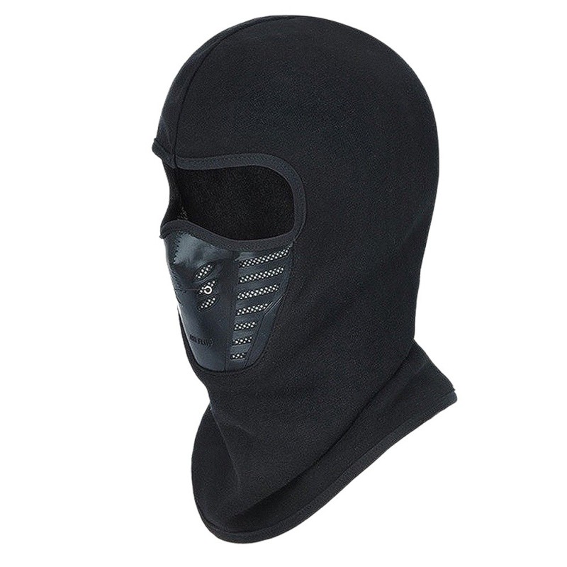 

Winter Warm Motorcycle Windproof Face Mask Motocross Face masked Cs Mask Outdoor Warm Bicycle Thermal Fleece, White