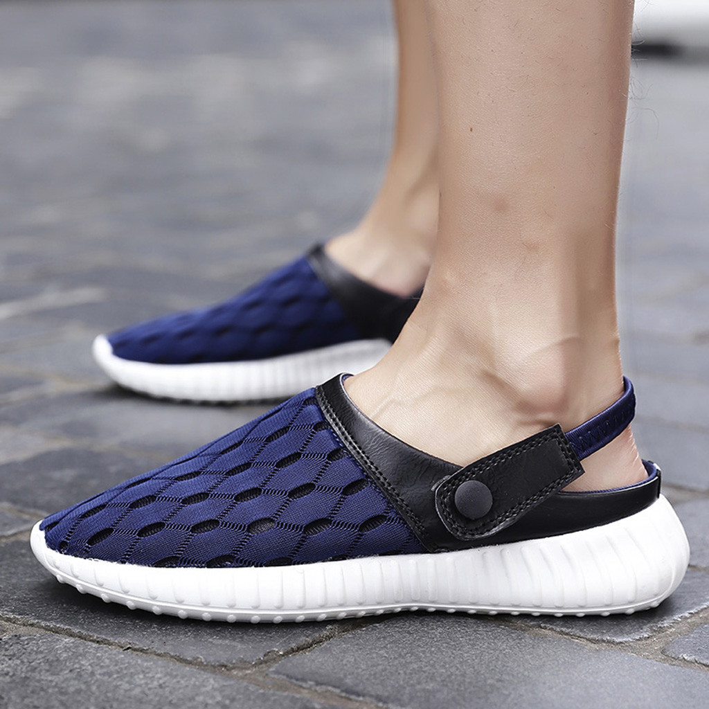 

Men Aqua Shoes Outdoor Beach Water Shoes Upstream Creek Snorkeling slippers Non-Slip Lightweight sneakers #D