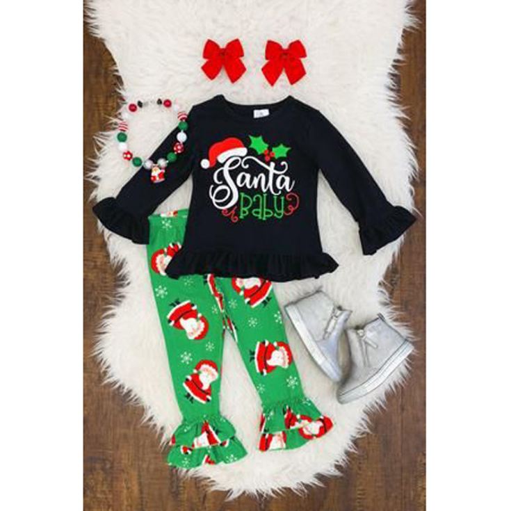 

Christmas Baby girls Clothing Sets girls Sport Suit fashion Winter Cartoon clothing Sweetsets Hot Sale