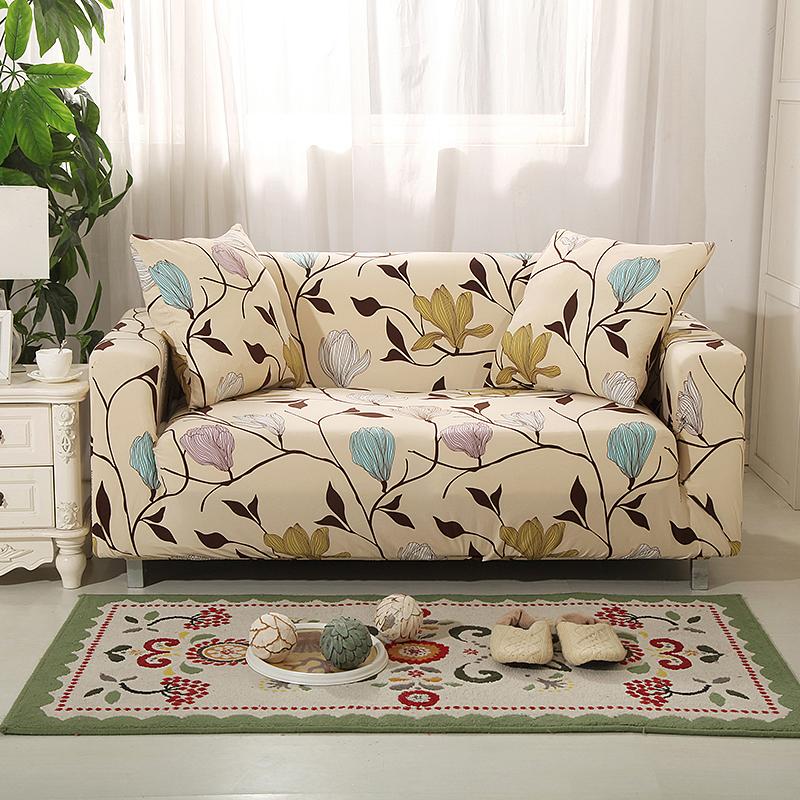 

40 Slipcover floral sofa covers Suitable for four seasons for living room furniture protector elastic Loveseat Couch Cover
