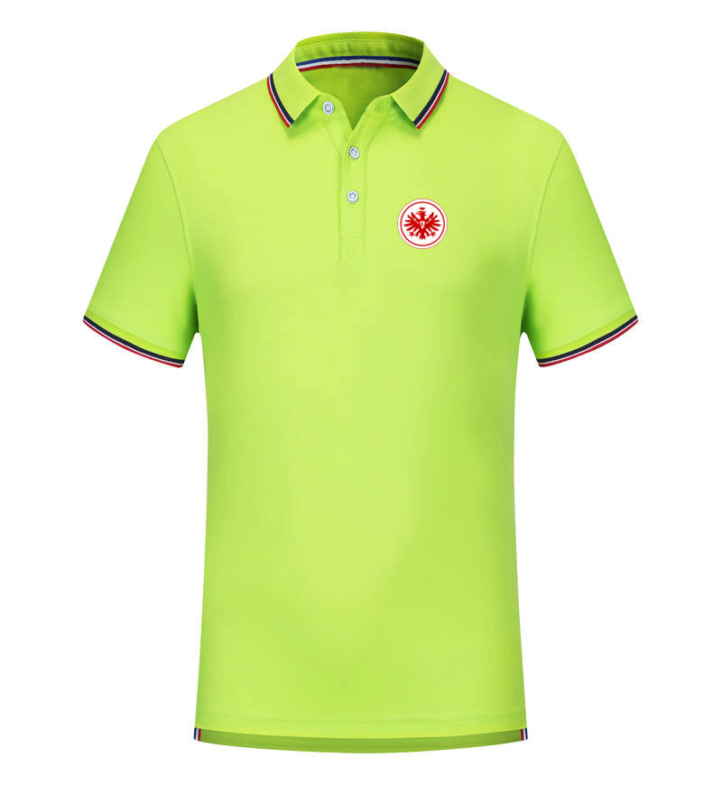 

Eintracht Frankfurt Football Team New Men's T-shirt Clothing Golf Polo T-Shirt Men's Short Sleeve Polo Basketball T shirt, Gray;blue