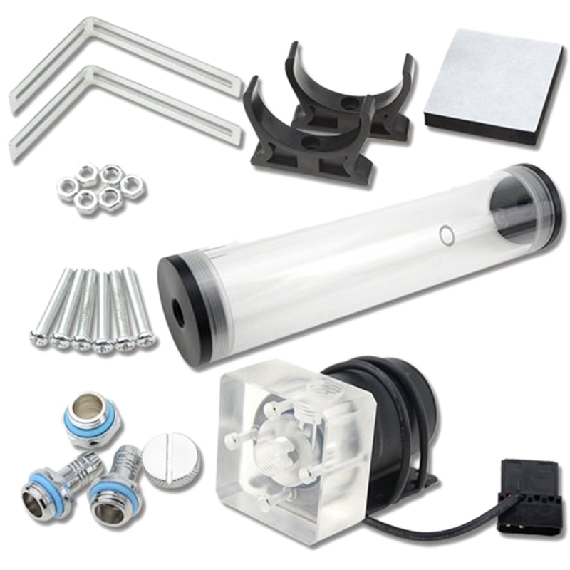 

600L/H 19W Dc12V Cpu Cooling Heat Exchanger Water Pump Tank 255 Ml Co2 Cooler