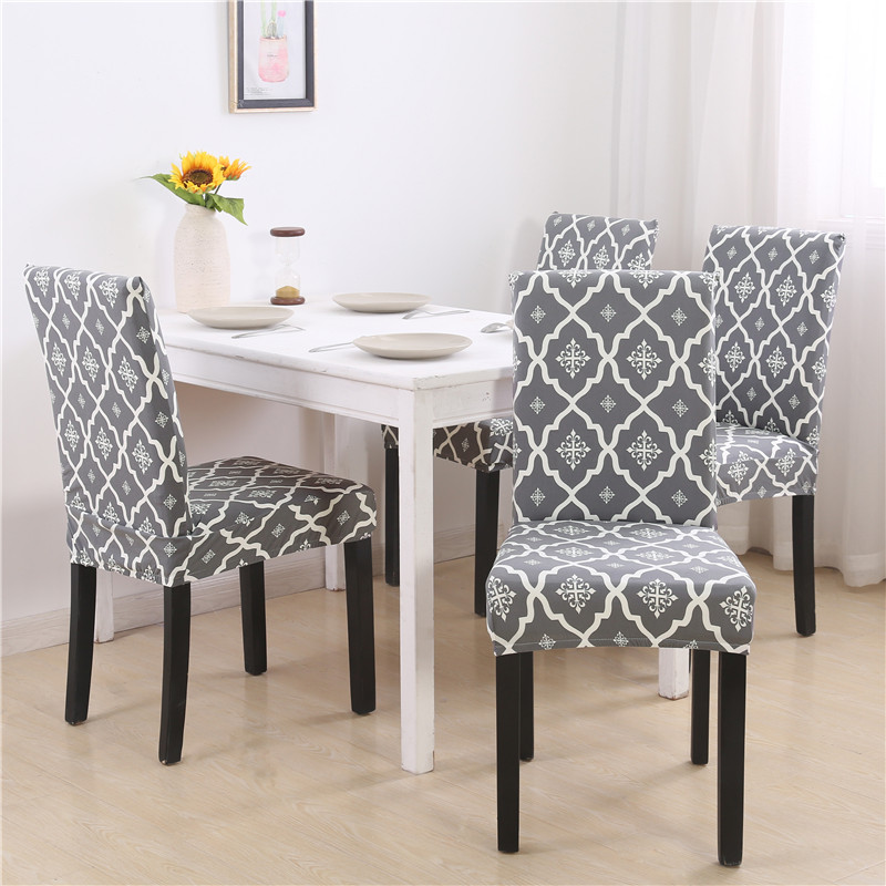 

Universal Big Elastic Chair Cover Stretch Chair Cover Seat Slipcovers For Dining Room Hotel Office Banquet Home housse de chaise