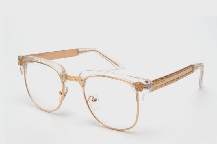 Marco Retro Carey Redondo Alto Para Mujeres Hombres Gafas De Lente Transparente 50s Círculo