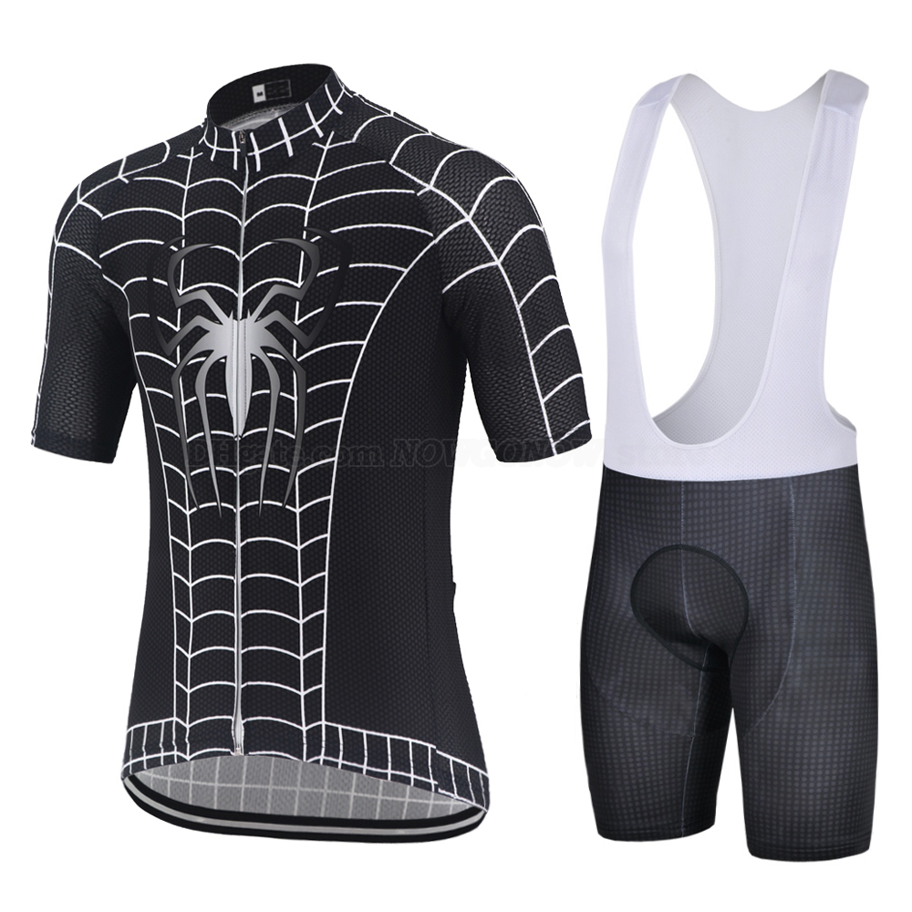 

USA Classic Cool cycling jersey set men's short sleeve road bike wear racing cycling clothing breathable Quick Dry mountain bike jersey, Black