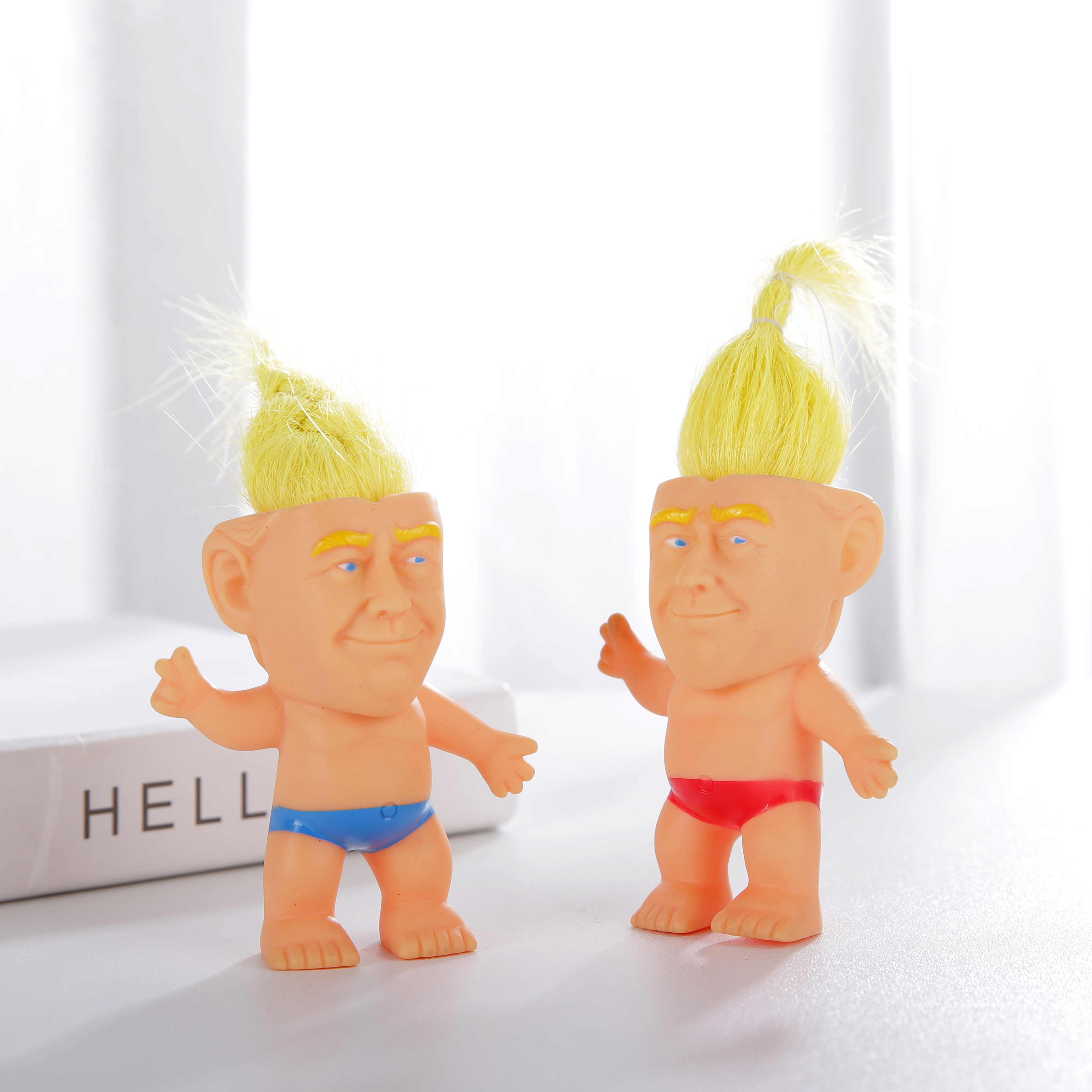 Lot8pcs Trolls Vintage Lucky Doll Mini Figures Toy 1/" Cake Toppers Kids Gift