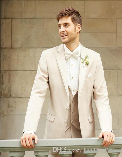 

Fashionable Two Button Groom Tuxedos Groomsmen Notch Lapel Best Man Blazer Mens Wedding Suits (Jacket+Pants+Vest+Tie) H:782, Same as image