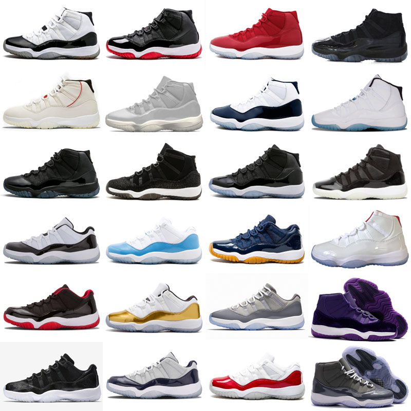 

Mens 11s Outdoor Shoes Concord 45 Prom Night Platinum Tint 11 Legend Blue Bred gym red Trainers sports sneaker size 5.5-13, As photo 18