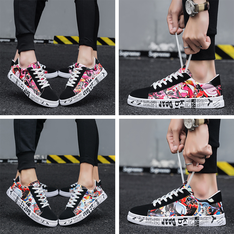 

High quality womens mens casual shoes Platform Leather CNY Theatrical Facebook printing Designer sneakers Homemade brand Made in China, A1