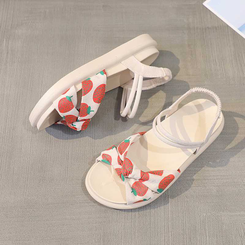 

Summer Women Fashion Sandals Comfortable Light Non-slip Hard-Wearing Beach Shoes Women All-match Open toe Thick bottom Shoes2020, Red