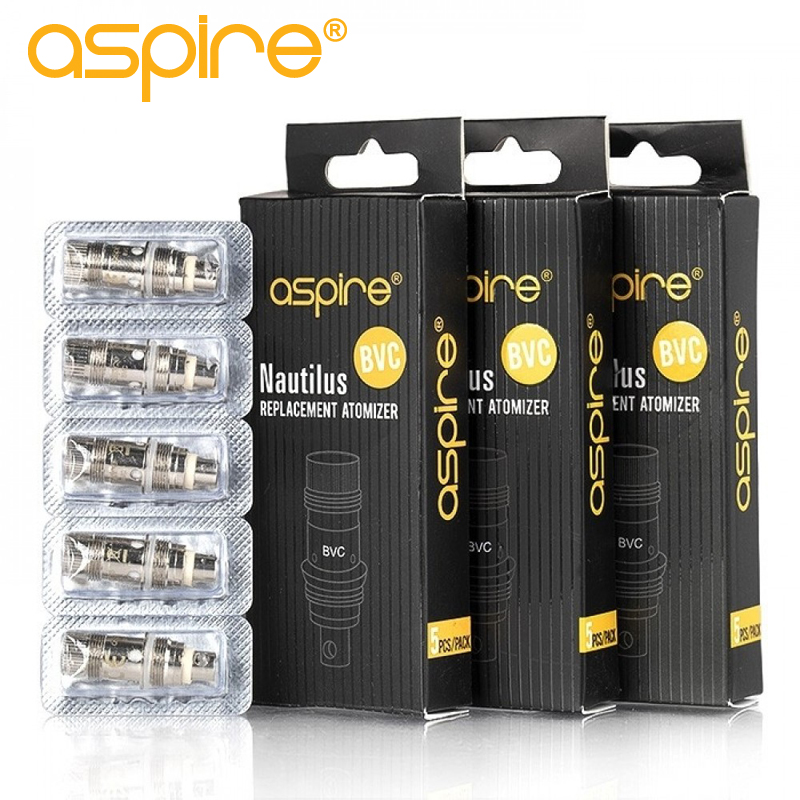 

100% Authentic Aspire Nautilus Coil 0.4ohm 0.7ohm 1.6ohm 1.8ohm nautilus bvc coils for aspire nautilus Mini/2/2S tank