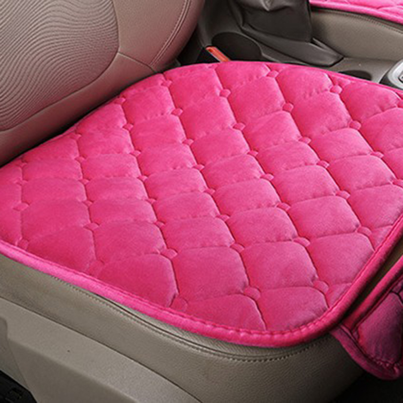 Four Seasons Universal Craft Fabric Cushion 9Pcs // Set Funda para asiento de autom/óvil Universal para 5 asientos Rose Red,Verde