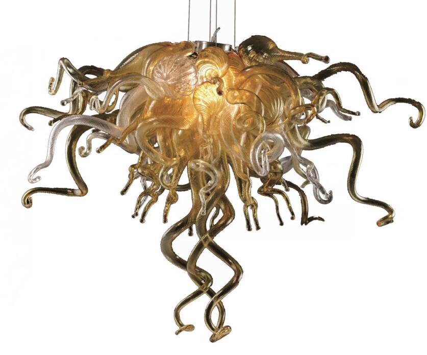 

Hand Made Blown Glass Chandelier Hot Sale Murano Glass Chandelier Light Fixture Dining Room Lights LED Chandelier for New House Decoration