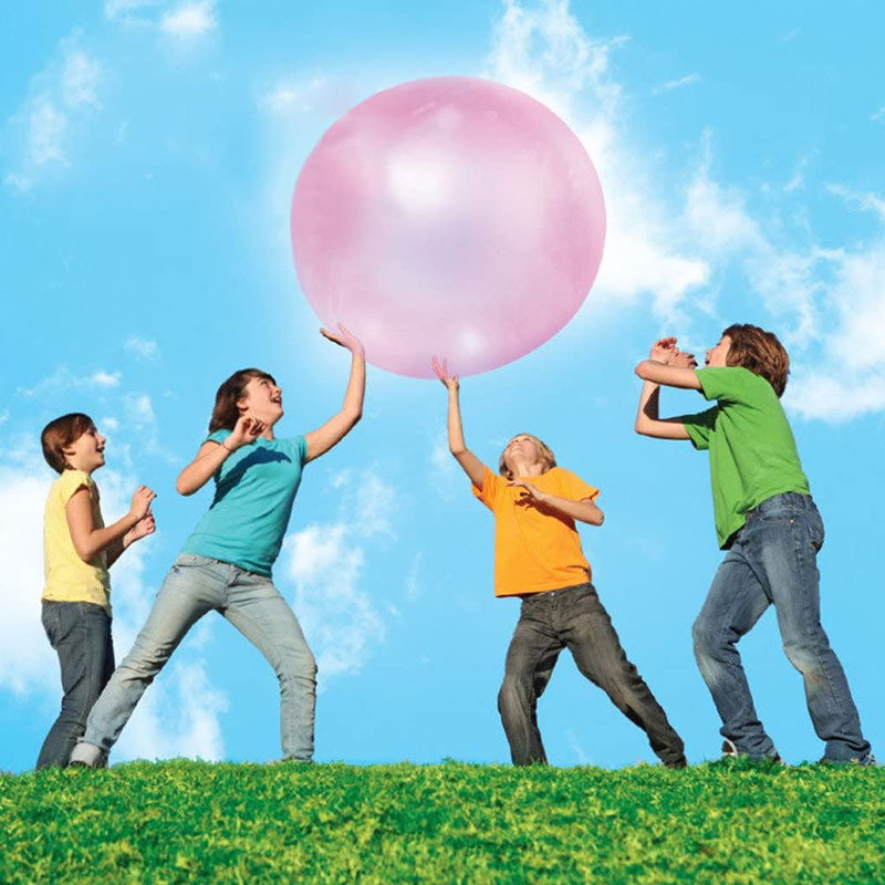 

Soft Air Water Filled Bubble Ball Blow Up Balloon Toy Fun Party Game Summer Gift for Kids Children Outdoor Inflatable Gift 40CM