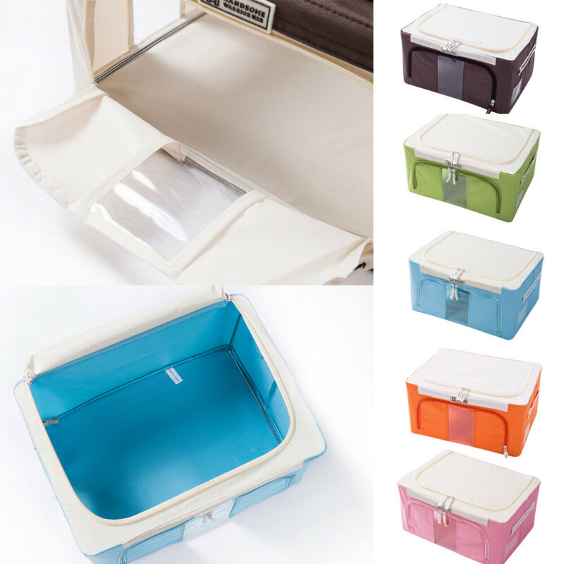 

1Pc Oxford Foldable Storage Bag Clothing Storage Cube Home Decor Organizer Box Bag Container For Clothes Garments Blanket