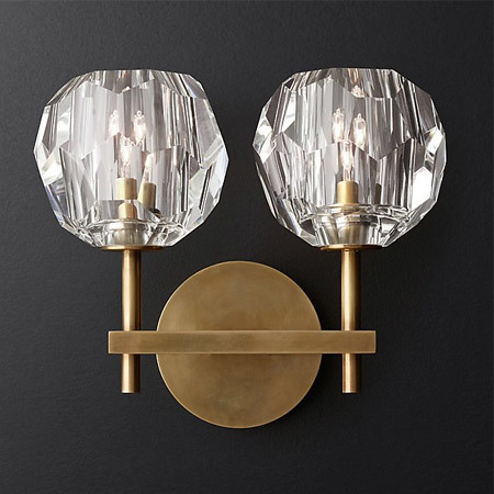 

Nordic Modern LED Wall Lamp Glass Ball Bathroom Mirror Beside American Retro Wall Light Sconce Wandlamp Aplique Murale