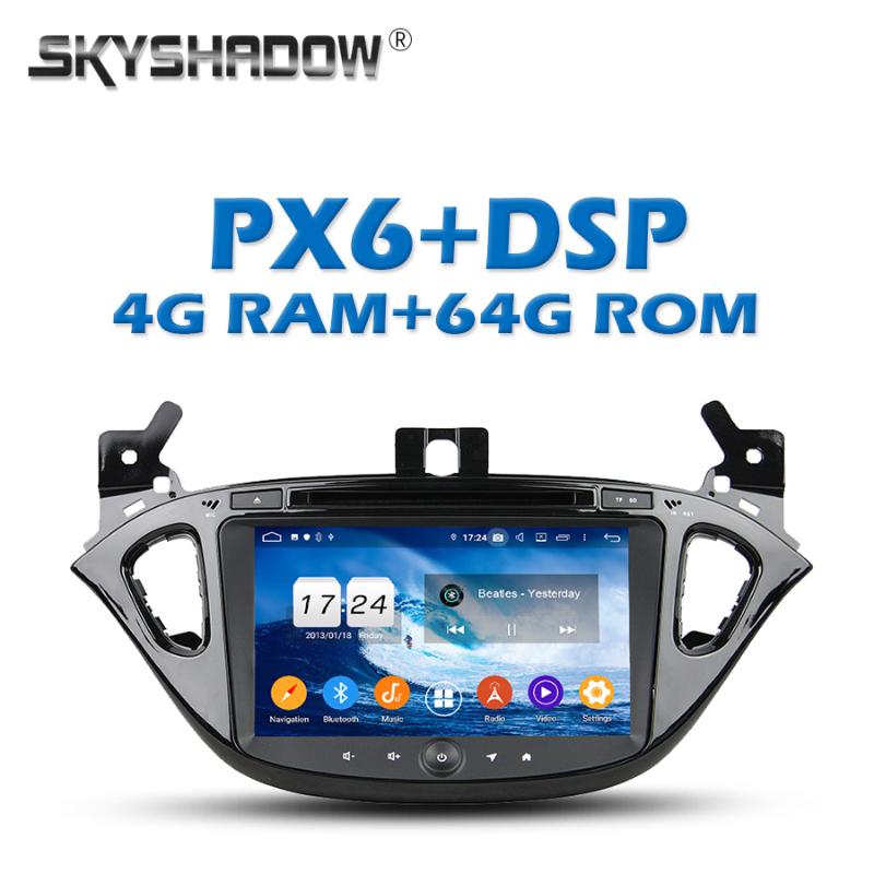 

PX6 DSP TDA7851 IPS Android 9.0 4G + 64GB Car DVD Player GPS Google Map RDS Radio wifi Bluetooth 5.0 For CORSA 2015 2016