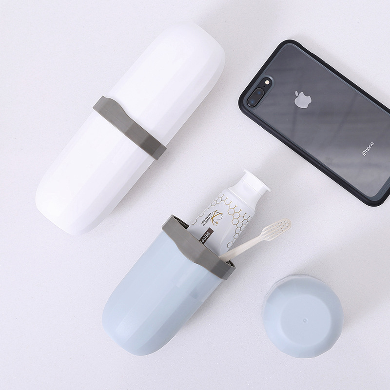 

2299 Concise Travel Toothbrush Box Portable Wash Gargle Cup Brush One 's Teeth Glass Suit Tooth Cleaners Mug For Mouth-rinsing