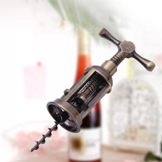 

Creative Zinc Alloy Red Wine Bottle Opener Multifunctional Simple Wine Antique Bottle Opener Favors Gift Box, Solid color