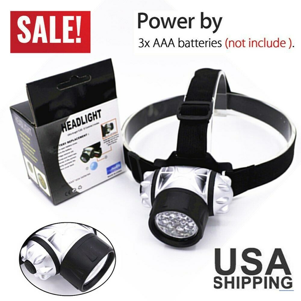 

7LED Headlight Adjustable Headlamp 2 Modes Mini LED Lamp Portable Hanfree Flashlight Torch Lamp 7 LED Light