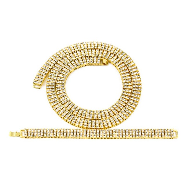 Gold and Bracelet